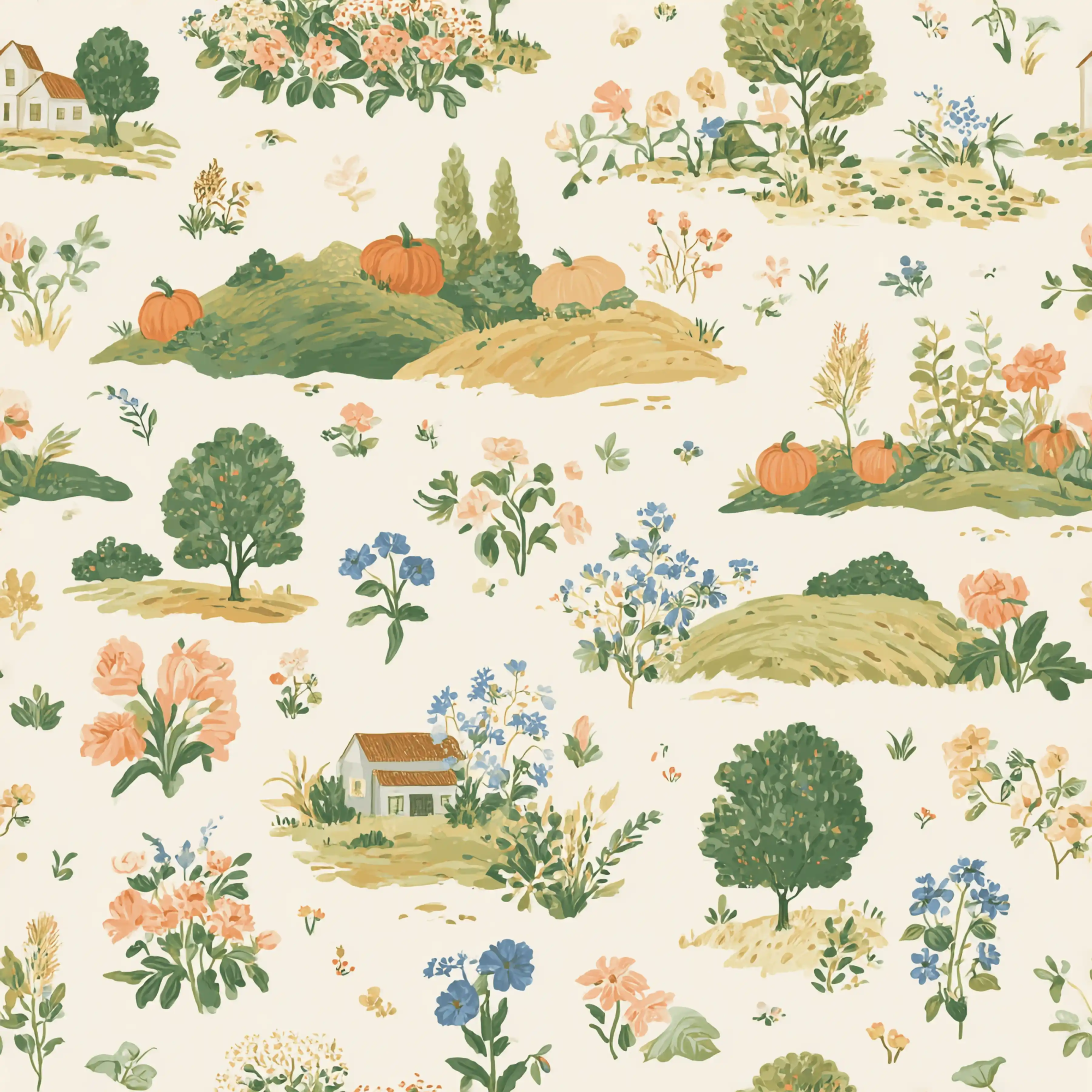 Autumn Cottagecore Floral